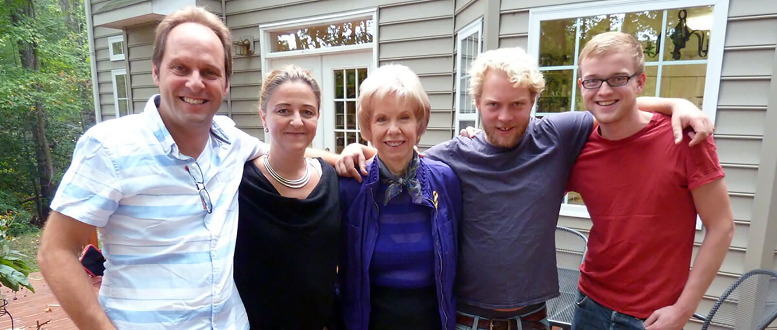 Das Team und Jens Sörings Anwältin Gail Ball in Virginia.