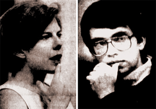 Jens Soering (right) still insists he is serving time for murder committed by his former girlfriend, Elizabeth Haysom (left).